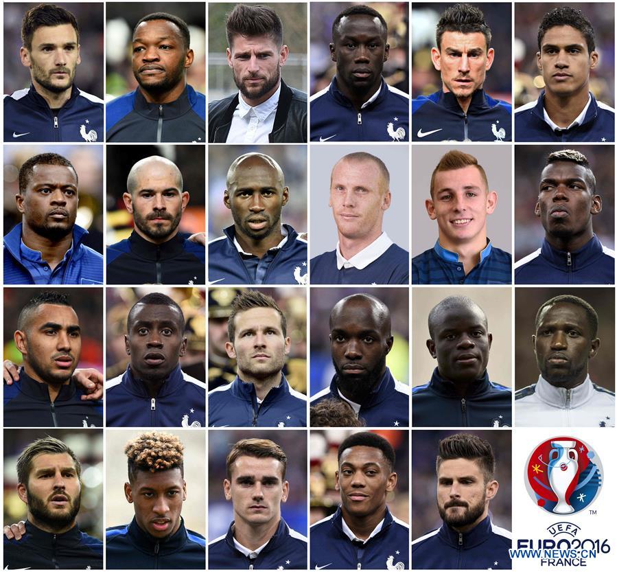 Les 23 Bleus / Credit : french.xinhuanet.com